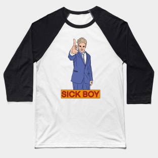 "Trainspotting" Sick Boy Baseball T-Shirt